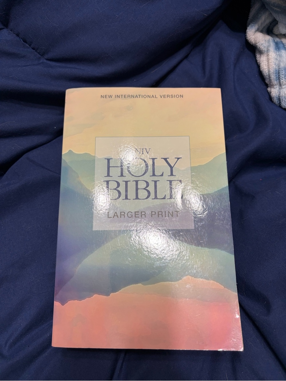 NIV Holy Bible Larger Print - Multicolor Cover